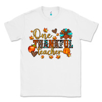 White one thankful teacher Classic Tee - JahusDesignShop