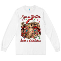 White christmas life is better with a chihuahua Long Sleeve Tee - JahusDesignShop