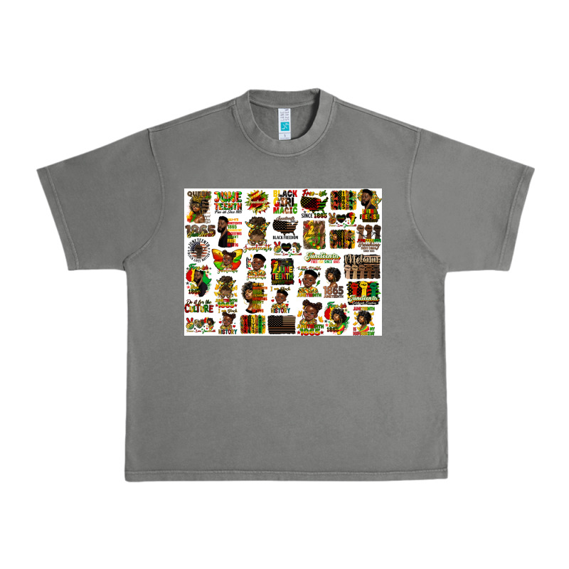 Juneteenth Bundle Preview Urban Heavy Tee by HRA Design Shop | Teevron