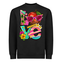 Black love summer teacher Heavyweight Sweatshirt - texasbilliewilder
