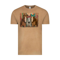 Vintage Camel horses with bandanas Vintage Tee - RanaPortraitStore