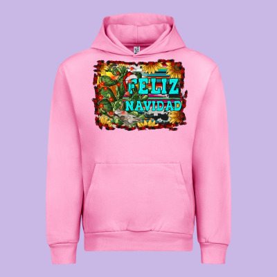 Feliz Navidad Urban Hoodie Designed By Ranaportraitstore