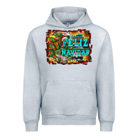 Heather Grey feliz navidad Urban Hoodie - RanaPortraitStore