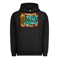 Pigment Black feliz navidad Urban Hoodie - RanaPortraitStore