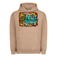 Pigment Burro feliz navidad Urban Hoodie - RanaPortraitStore