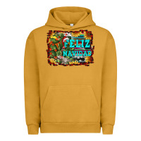Pigment Peanut Butter feliz navidad Urban Hoodie - RanaPortraitStore