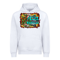 White feliz navidad Urban Hoodie - RanaPortraitStore