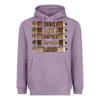 Lavender teach love inspire Heavyweight Hoodie - MaliasSmallBusiness