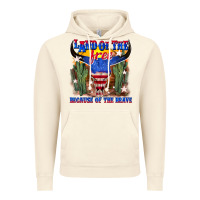 Vintage Artic land of the free because of the brave Vintage Hoodie - texasbilliewilder