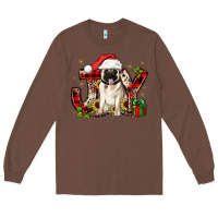 Chestnut christmas joy pug Long Sleeve Tee - JahusDesignShop