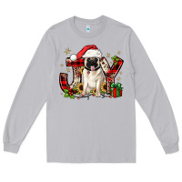 Moon Dust christmas joy pug Long Sleeve Tee - JahusDesignShop