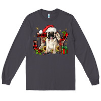 Smoke christmas joy pug Long Sleeve Tee - JahusDesignShop