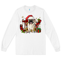 White christmas joy pug Long Sleeve Tee - JahusDesignShop