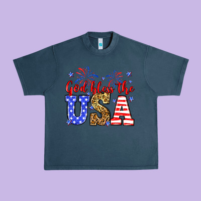 God Bless The Usa Urban Heavy Tee Designed By Neo Western