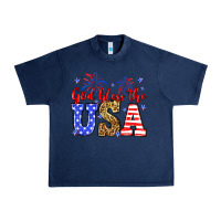 Navy God bless the USA Urban Heavy Tee - Neo Western