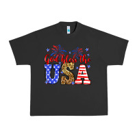 Pigment Black God bless the USA Urban Heavy Tee - Neo Western