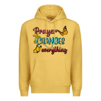 Antique Gold Prayer Changes Everything Premium Hoodie - BundleAndBundleShop