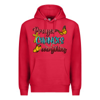 Cardinal Prayer Changes Everything Premium Hoodie - BundleAndBundleShop