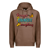 Chestnut Prayer Changes Everything Premium Hoodie - BundleAndBundleShop