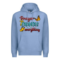 Colony Blue Prayer Changes Everything Premium Hoodie - BundleAndBundleShop