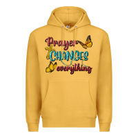 Mustard Prayer Changes Everything Premium Hoodie - BundleAndBundleShop