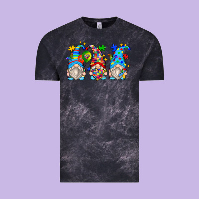 Autism Gnomes Vintage Tee Designed By Zillion Design Studio