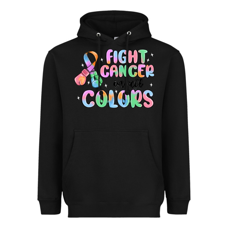 Fight Cancer In All Colors Heavyweight Hoodie by MaliasSmallBusiness | Teevron