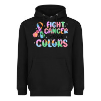 Black fight cancer in all colors Heavyweight Hoodie - MaliasSmallBusiness