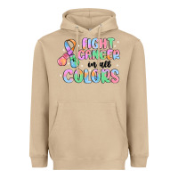 Mushroom fight cancer in all colors Heavyweight Hoodie - MaliasSmallBusiness