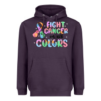Plum fight cancer in all colors Heavyweight Hoodie - MaliasSmallBusiness