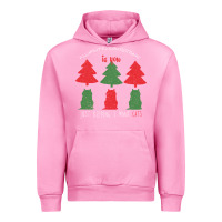 Fuchsia Pink All Want For Christmas is You Just Kidding I Want Cats Urban Hoodie - Bettercallsaul