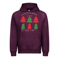 Mauve Wine All Want For Christmas is You Just Kidding I Want Cats Urban Hoodie - Bettercallsaul