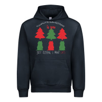 Navy All Want For Christmas is You Just Kidding I Want Cats Urban Hoodie - Bettercallsaul