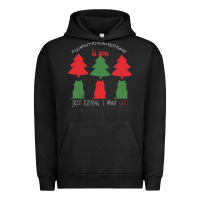 Pigment Black All Want For Christmas is You Just Kidding I Want Cats Urban Hoodie - Bettercallsaul