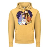 Vintage Mustard holy night jesus birth Vintage Hoodie - Zillion Design Studio