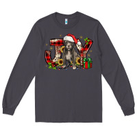 Smoke Christmas joy pitbull Long Sleeve Tee - JahusDesignShop