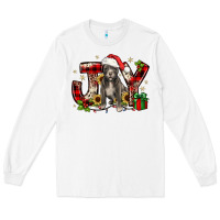White Christmas joy pitbull Long Sleeve Tee - JahusDesignShop