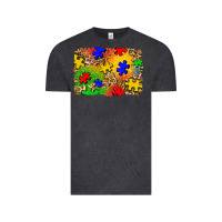 Vintage Black autism background Vintage Tee - Zillion Design Studio