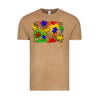 Vintage Camel autism background Vintage Tee - Zillion Design Studio