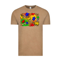Vintage Coffee autism background Vintage Tee - Zillion Design Studio