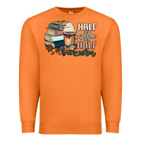 Carrot half coffee half bookworm Premium Sweatshirt - MaliasSmallBusiness
