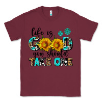 Burgundy life is good you should get one Classic Tee - AdoDesignShop