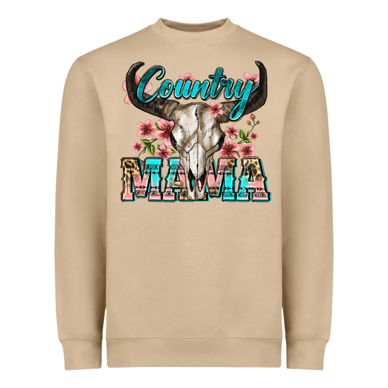 Country Mama Heavyweight Sweatshirt by Zillion Design Studio | Teevron