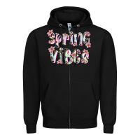 Black spring vibes Zipper Hoodie - Artiststas