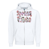 White spring vibes Zipper Hoodie - Artiststas
