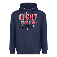Navy fight for the cure Heavyweight Hoodie - MaliasSmallBusiness