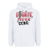 White fight for the cure Heavyweight Hoodie - MaliasSmallBusiness
