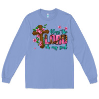 Colony Blue bless the lord oh my soul Long Sleeve Tee - AdoDesignShop