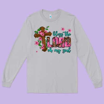 Bless The Lord Oh My Soul Long Sleeve Tee Designed By Adodesignshop