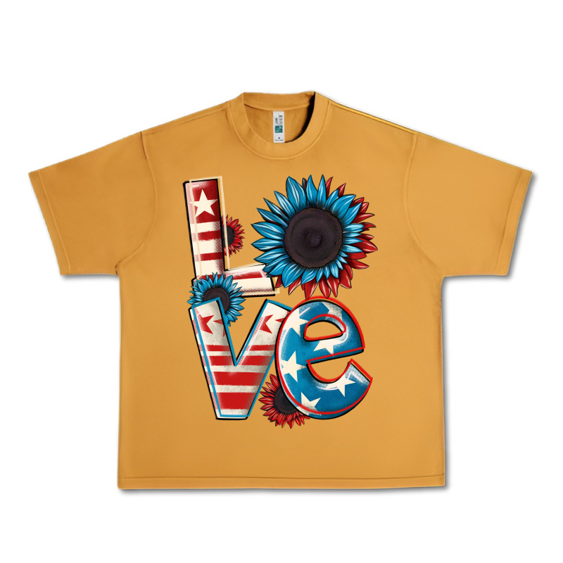 Love 4th Of July Urban Heavy Tee by CowGirlArtShop | Teevron